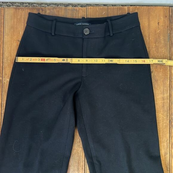 Banana Republic women’s  wide leg mid rise black ponte pant trouser size 6 - Picture 5 of 9